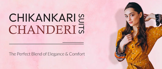 Chikankari Chanderi Suits
