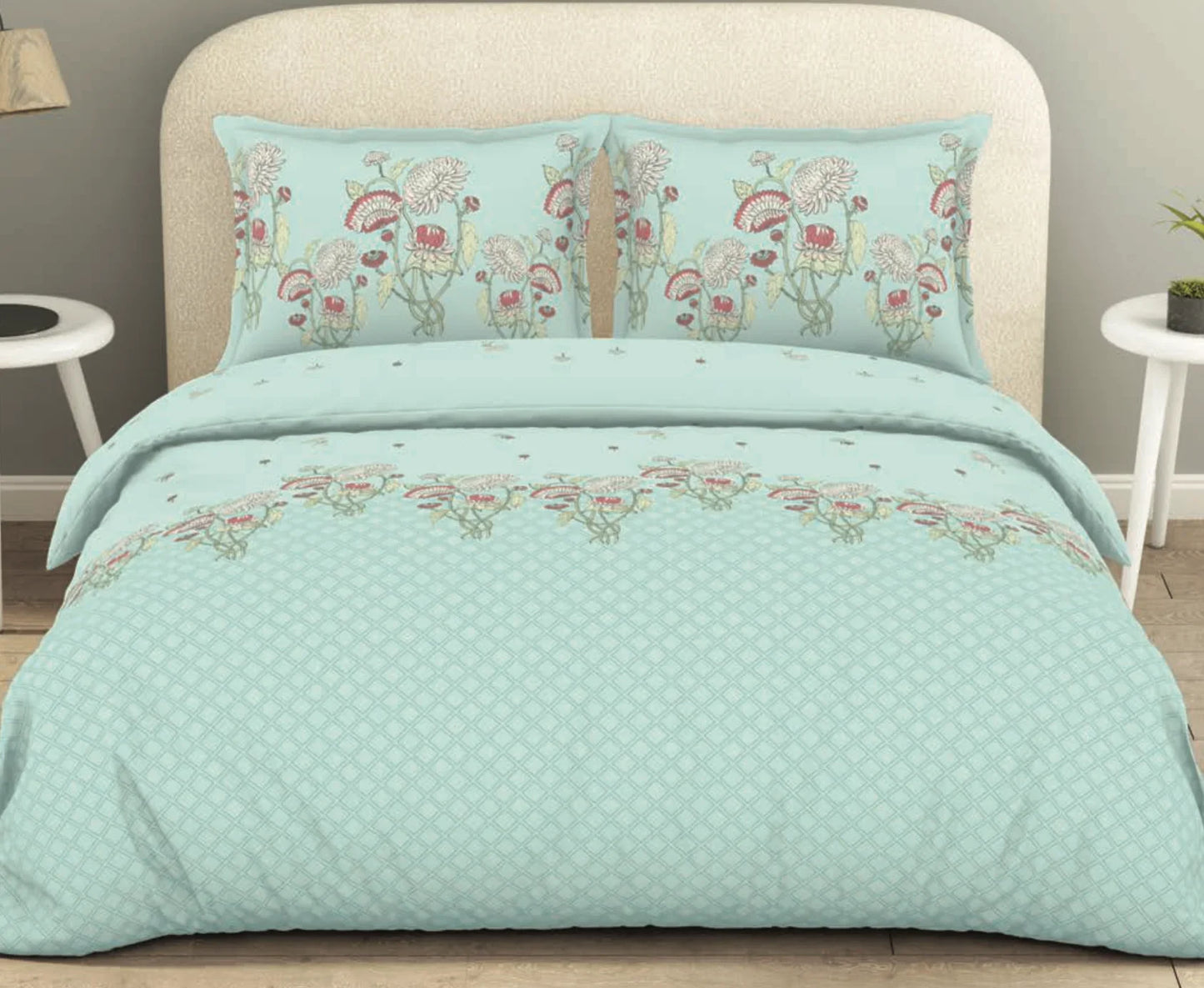 King Size Bedsheet with Pillow Covers