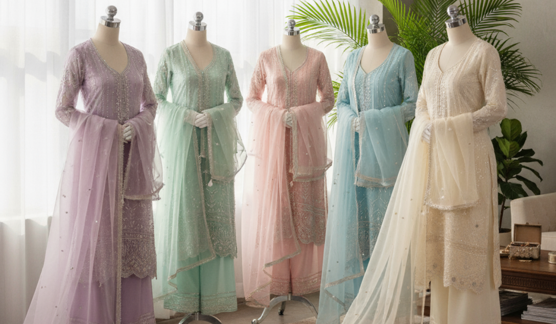 Organza Suits With Dupatta That Define Modern Elegance