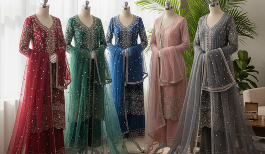 Organza Suits Party Wear Collection For Every Celebration