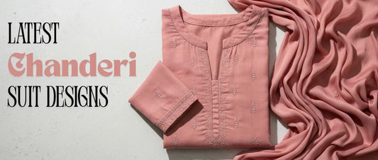 chanderi suit designs