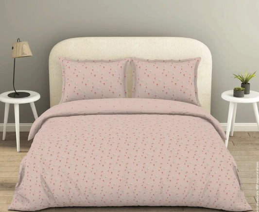 blush bloom floral bedsheet set