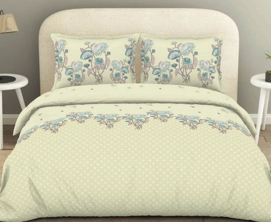 ivory garden bloom bedsheet set