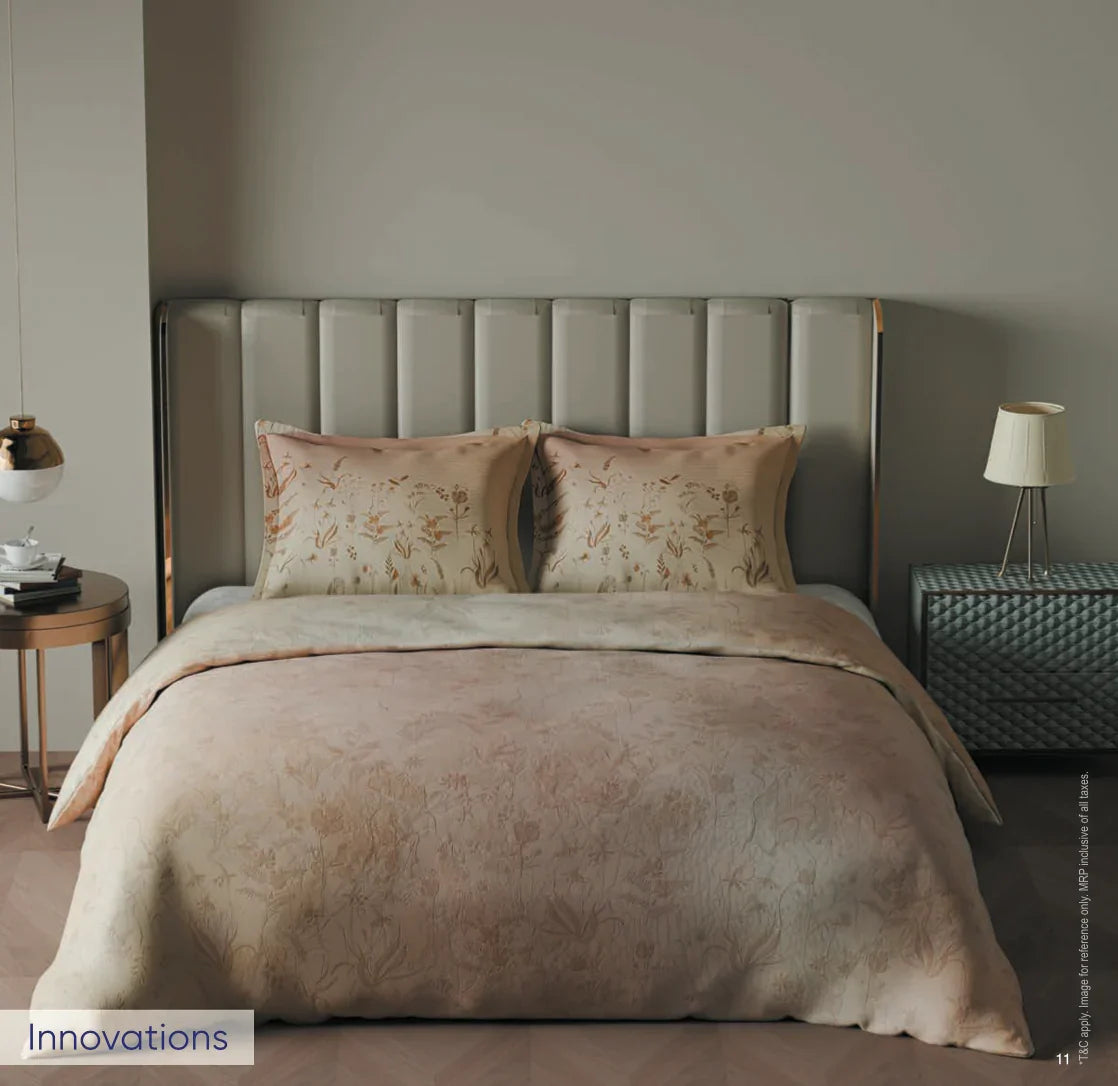 sunset flora luxe bedsheet set